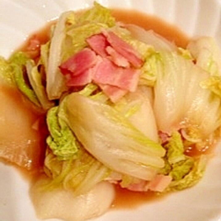 簡単! 白菜とベーコンの中華だし煮